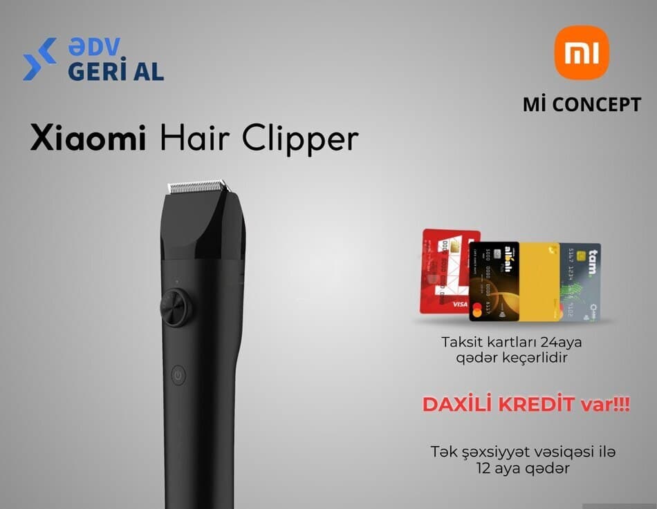 Saç kəsən trimmer Xiaomi Hair Clipper