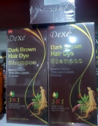 Saç boyası şampunu Dexe Dark Brown & Black 500 ml — şəkil 2
