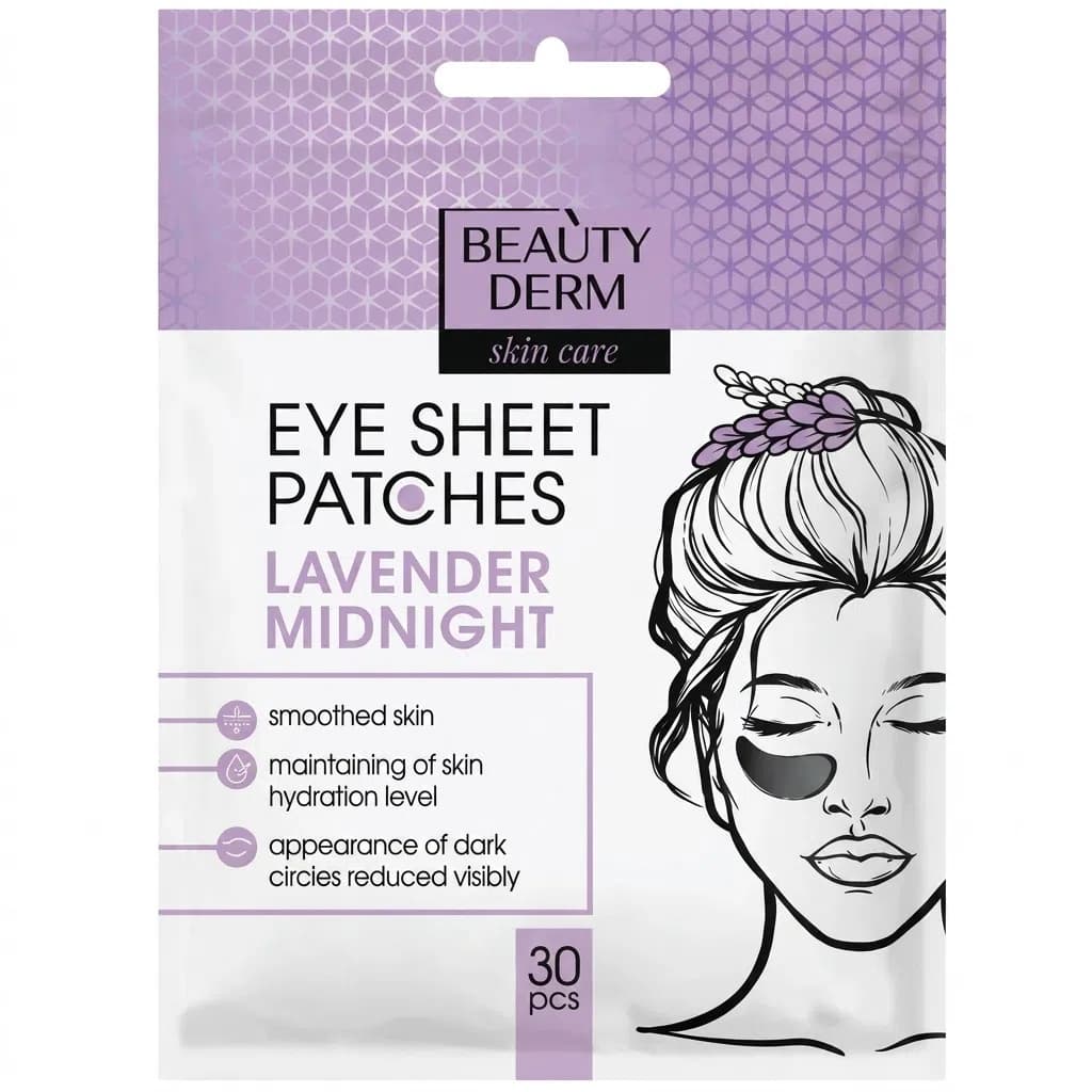 Beautyderm Lavender Midnight Göz Altı Patçları, 30 ədəd
