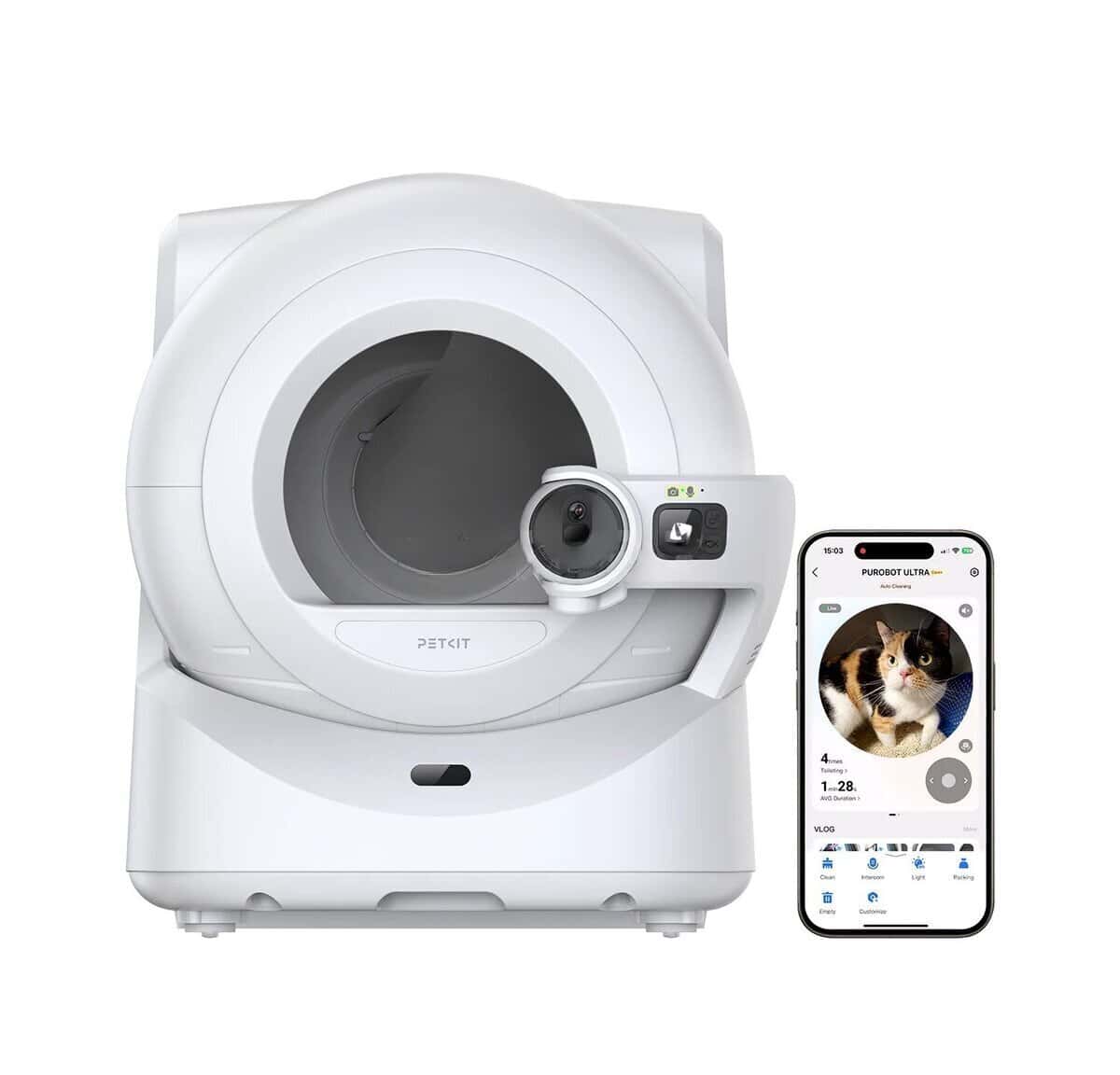 Умный туалет для кошек Petkit Purobot Ultra EU (P9903) - Tenderyard