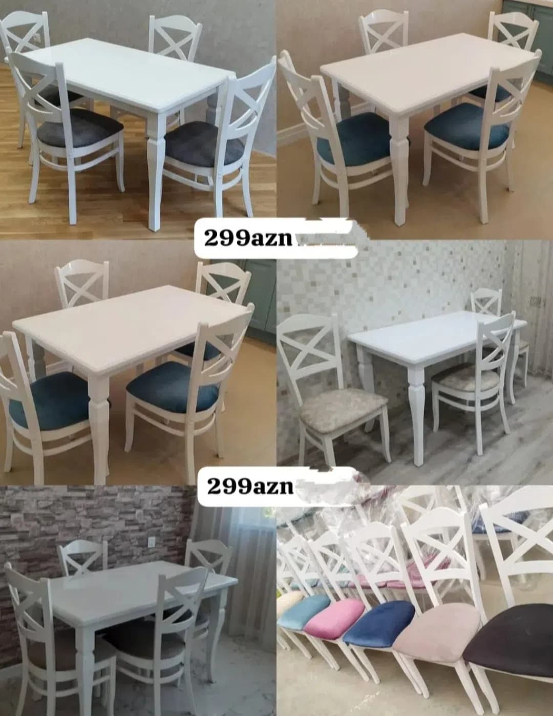 Masa-stul dəsti, Qarışıq rəng
