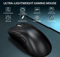 Oyun siçanı Attack Shark R1 Black — şəkil 3