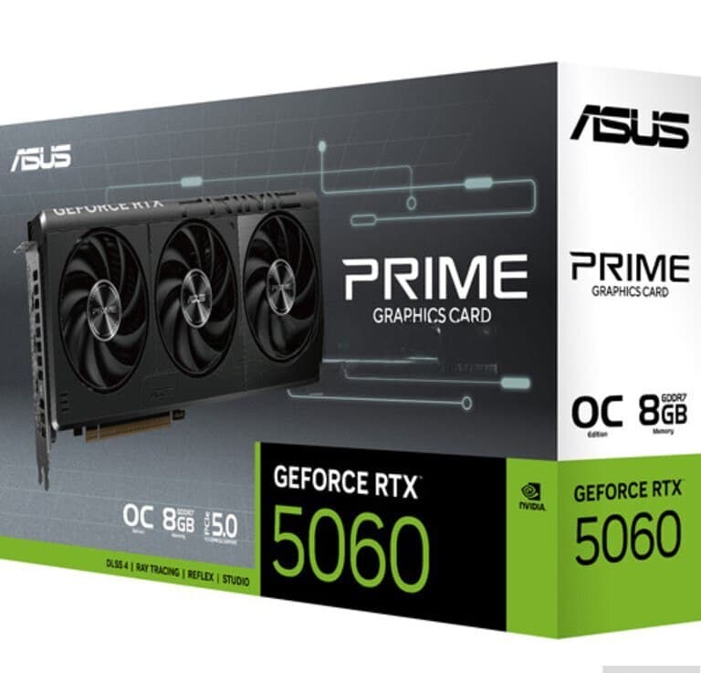 Videokart ASUS GeForce RTX 5060 Prime OC 8GB GDDR7