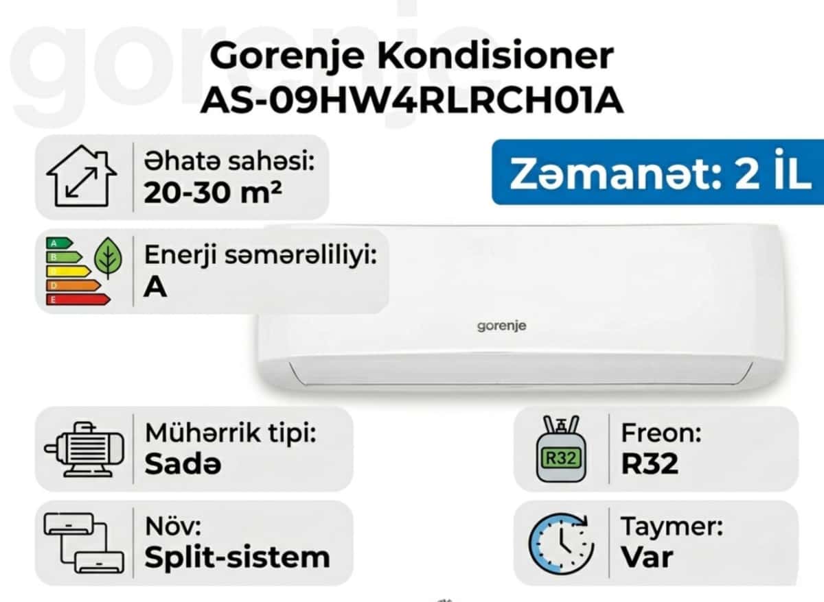 Gorenje kondisioner - Tenderyard