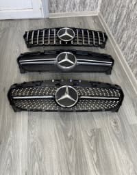 Radiator barmaqlığı Mercedes CLA W117 AMG/Diamond/GT — şəkil 6