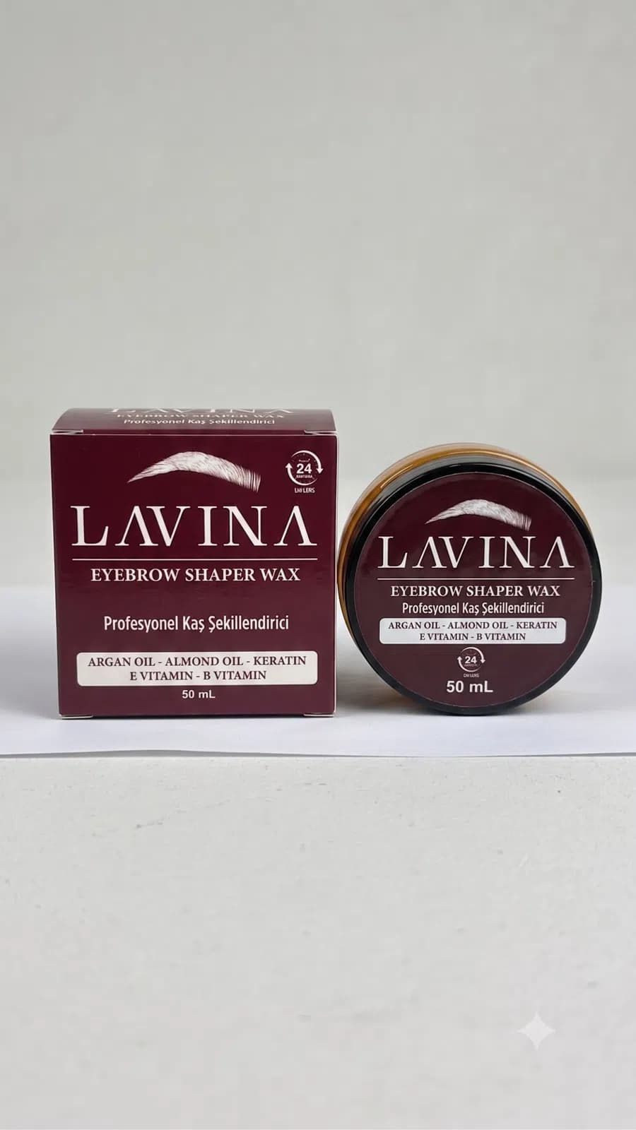 Qaş sabitləyici mum Lavina 50 ml