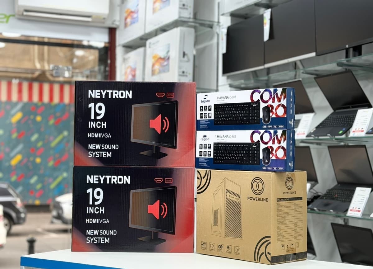 Powerline PC Intel i5, 8GB RAM, 240GB SSD, 19 inch Monitor