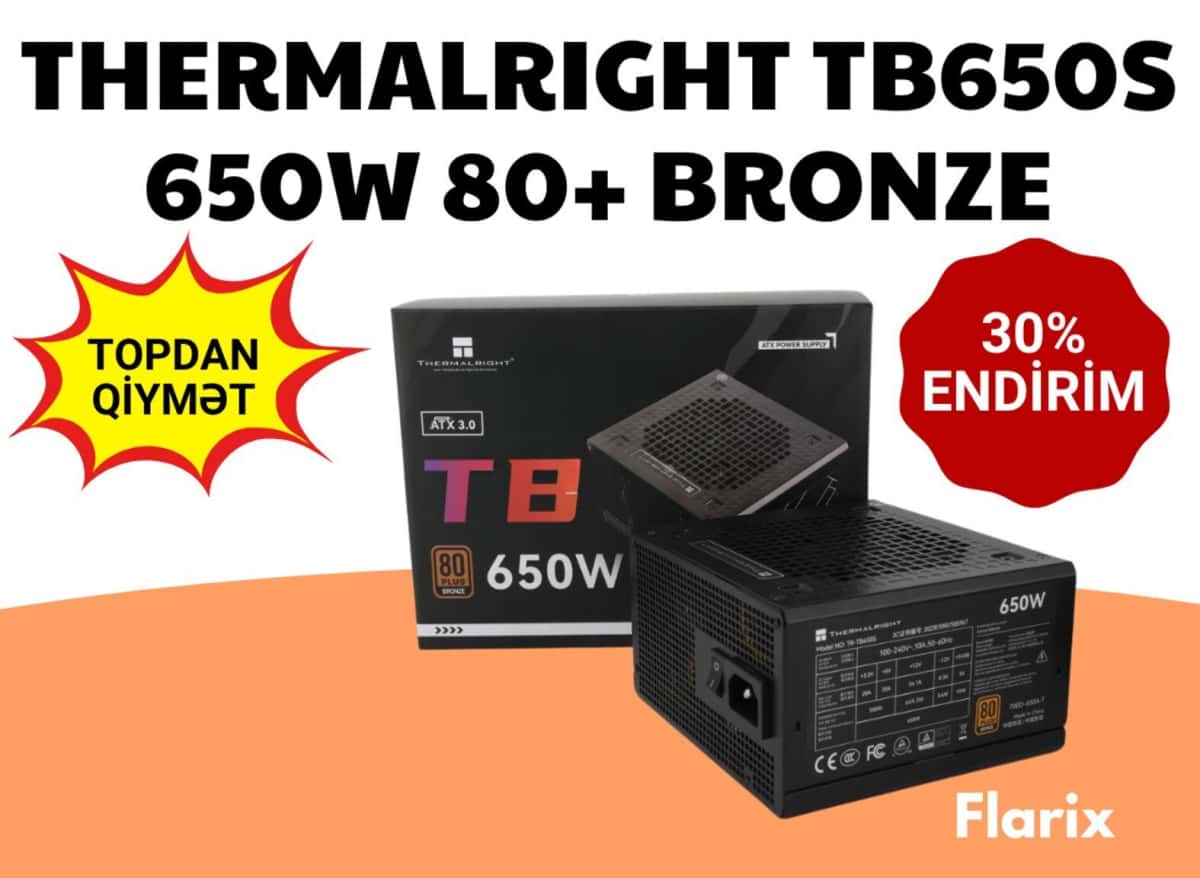 Блок питания Thermalright TB650S 650W 80+ Bronze - Tenderyard