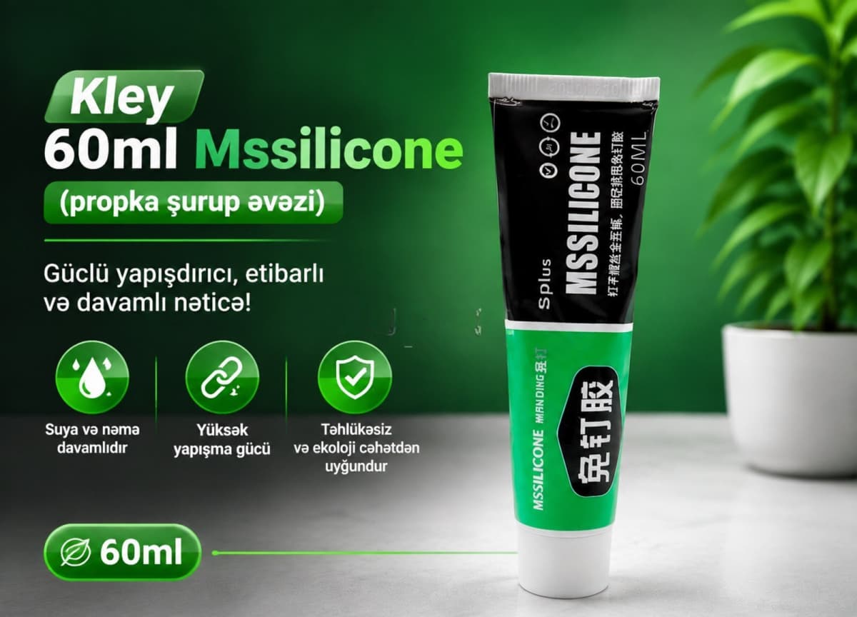 Silikon yapışdırıcı MSSilicone 60 ml
