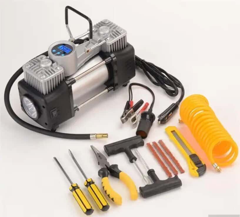 Avtomobil üçün 12V rəqəmsal təkər dolduran kompressor - Tenderyard