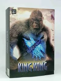 King Kong qorilla fiquru, 30 sm, döyüş baltası ilə — şəkil 4
