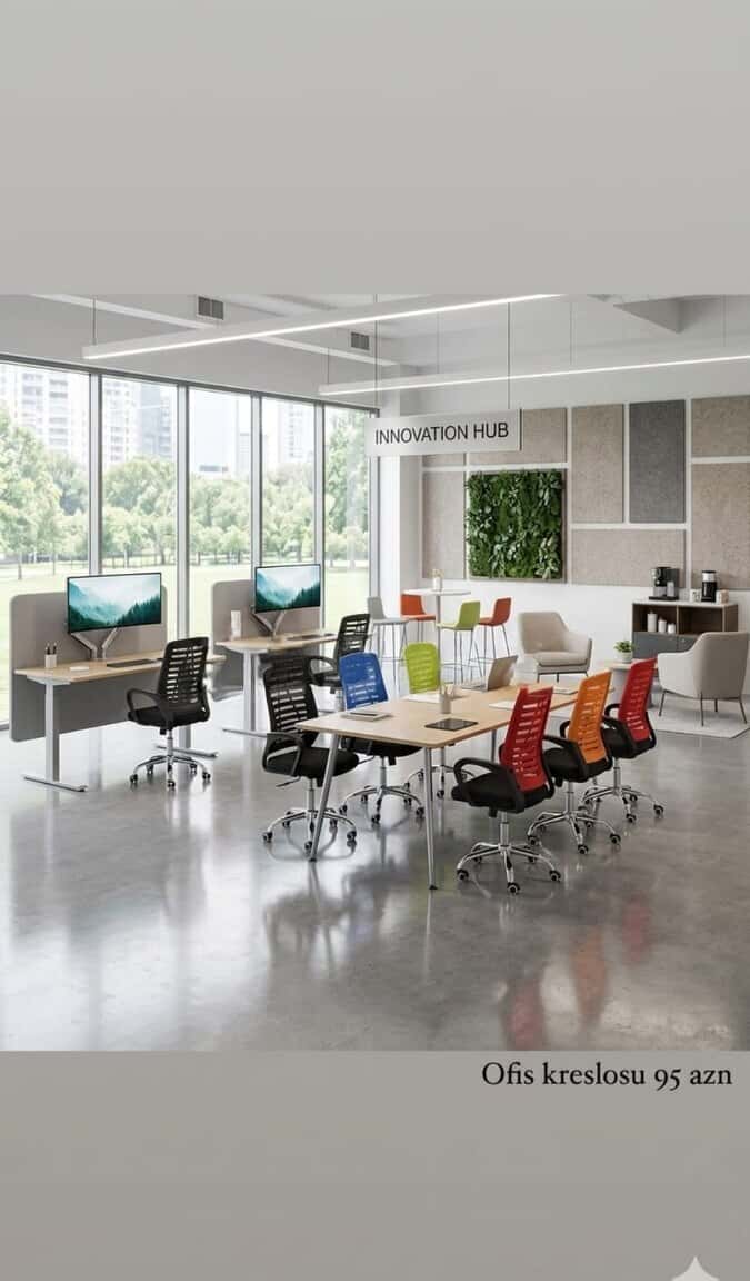 Qarışıq rəng, Ofis stulu - Tenderyard