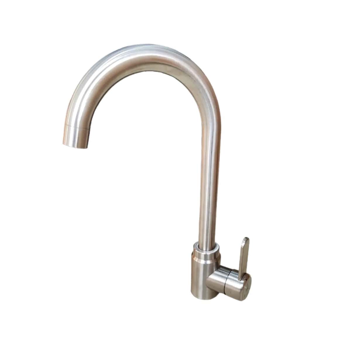 Kitchen faucet, Silver color - Tenderyard