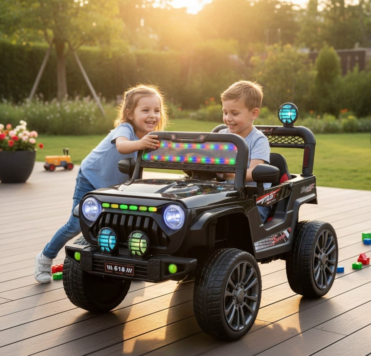 Elektromobil uşaqlar üçün 4x4