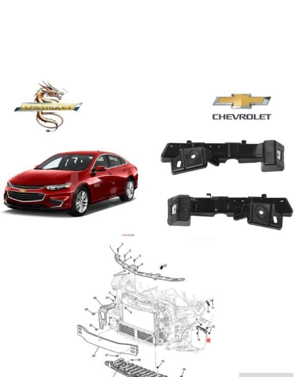Ön bufer sancağı Chevrolet Malibu 2016-2023
