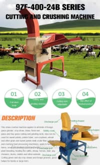Grass Crusher 9ZF-400-24 Yem Üyüdən Avadanlıq — şəkil 12