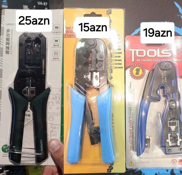 RJ45 Network Cable Crimping Tool (Crimper) - Tenderyard