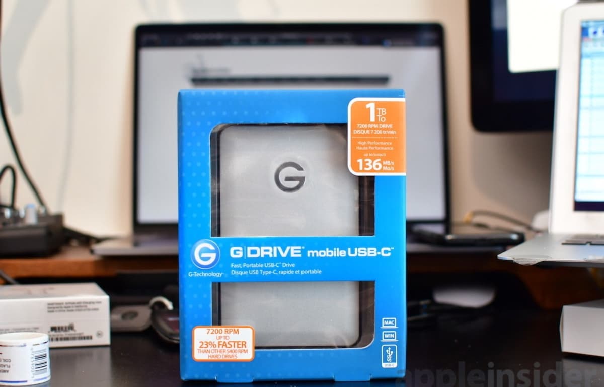 Xarici hard disk G-Drive 1TB Type-C Silver