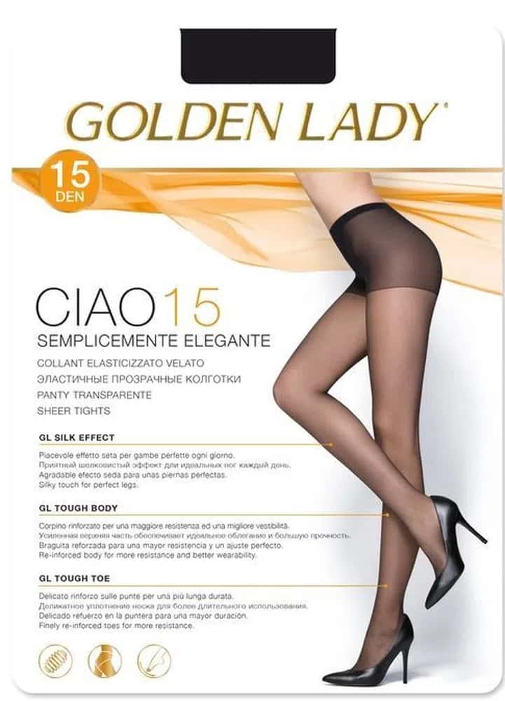 Women's tights, Black color, L size - Tenderyard