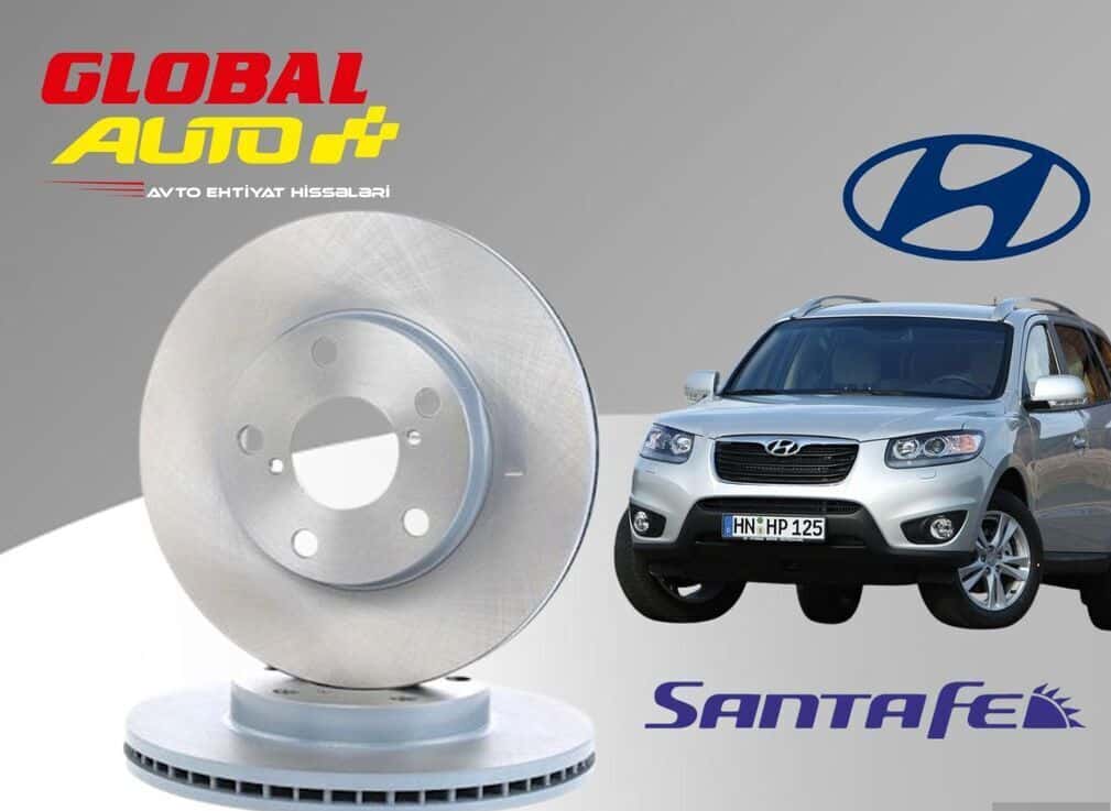 Front brake disc Hyundai Santa Fe - Tenderyard