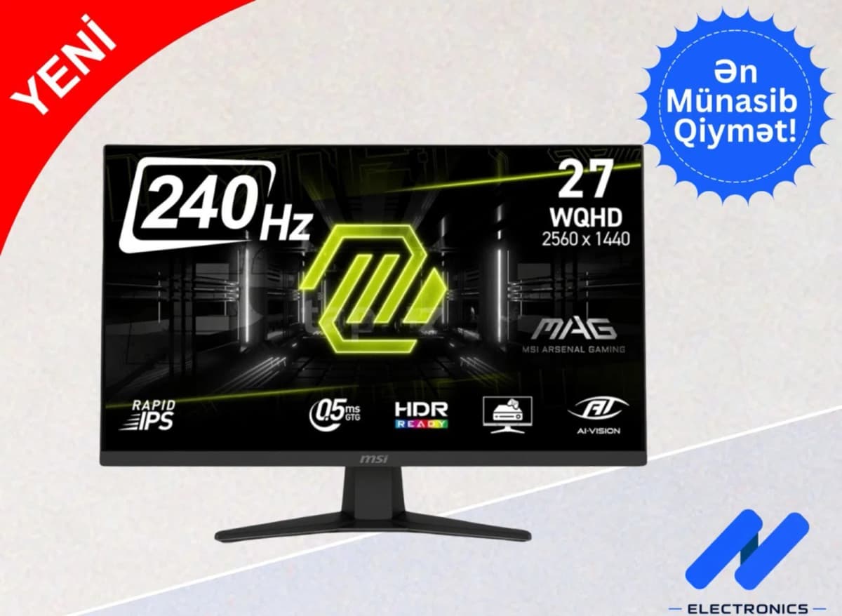 Monitor MSI MAG 274QF X24 27" 2K WQHD 240Hz