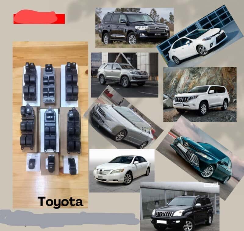Window switch control panel for Toyota - Tenderyard