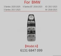 Şüşə qaldıran düymə bloku BMW G20, G30, X3, X5, X7 — şəkil 4