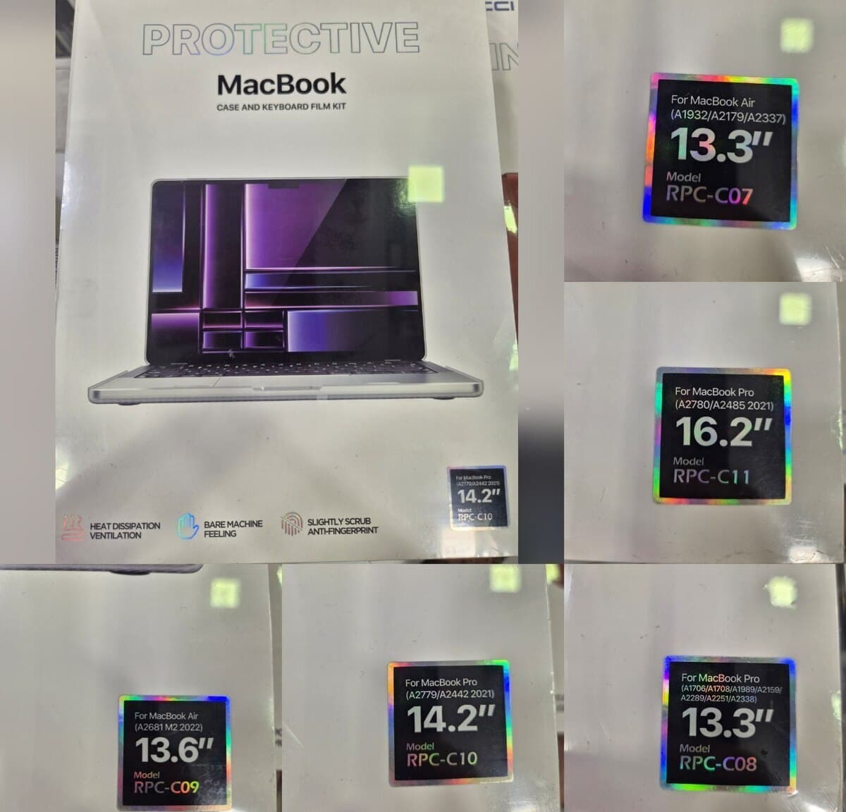 Recci MacBook Qoruyucu Keys və Klaviatura Üstü Silikon