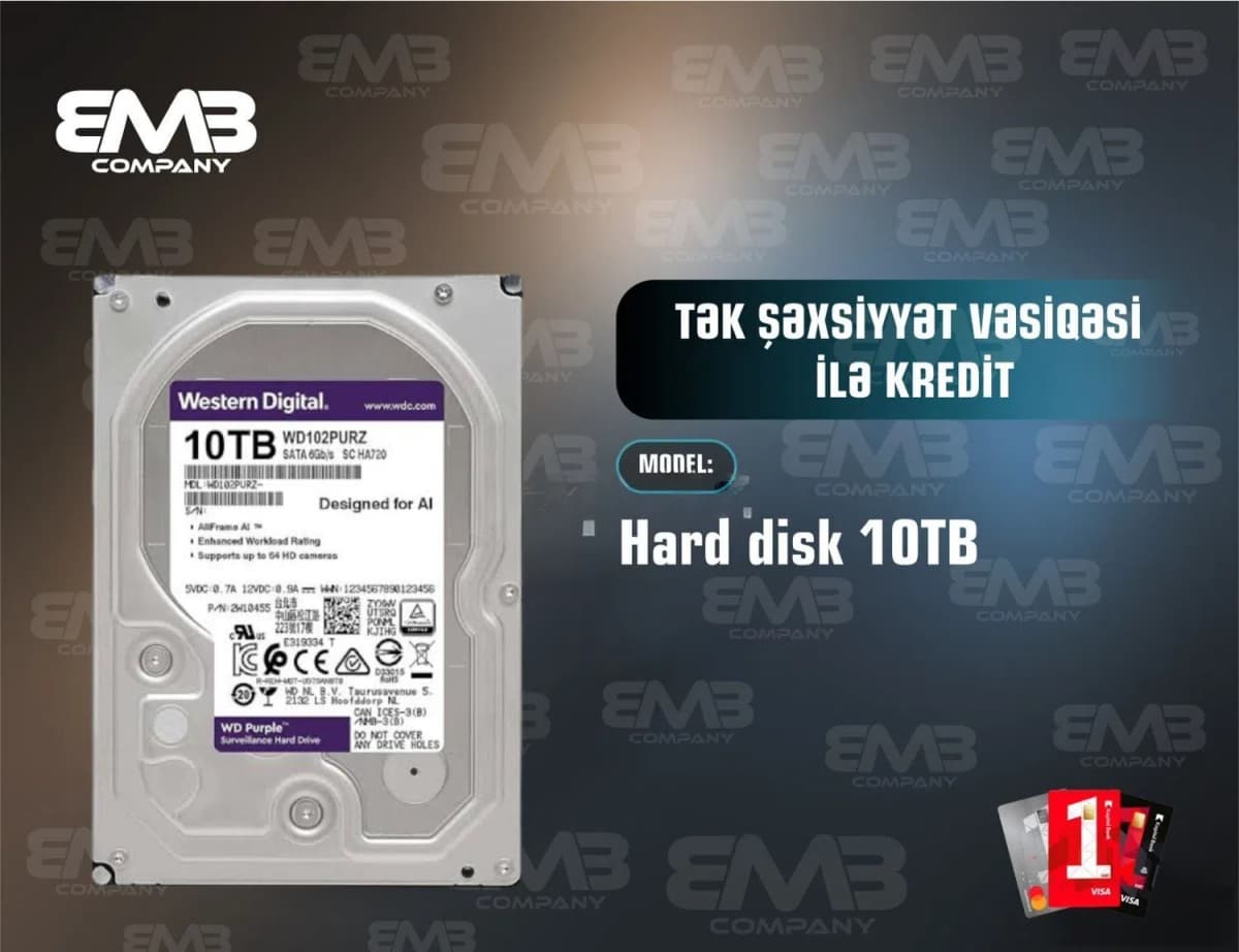 Sərt disk HDD 10TB