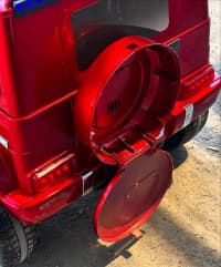 Uşaq elektromobili G-Wagon qırmızı — şəkil 3
