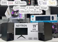 Lenovo Masaüstü Kompüter Intel i3 10th Gen 8GB RAM 512GB SSD — şəkil 1