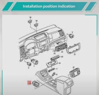 Əyləc əl düyməsi Volkswagen Tiguan 2009-2017 — şəkil 5