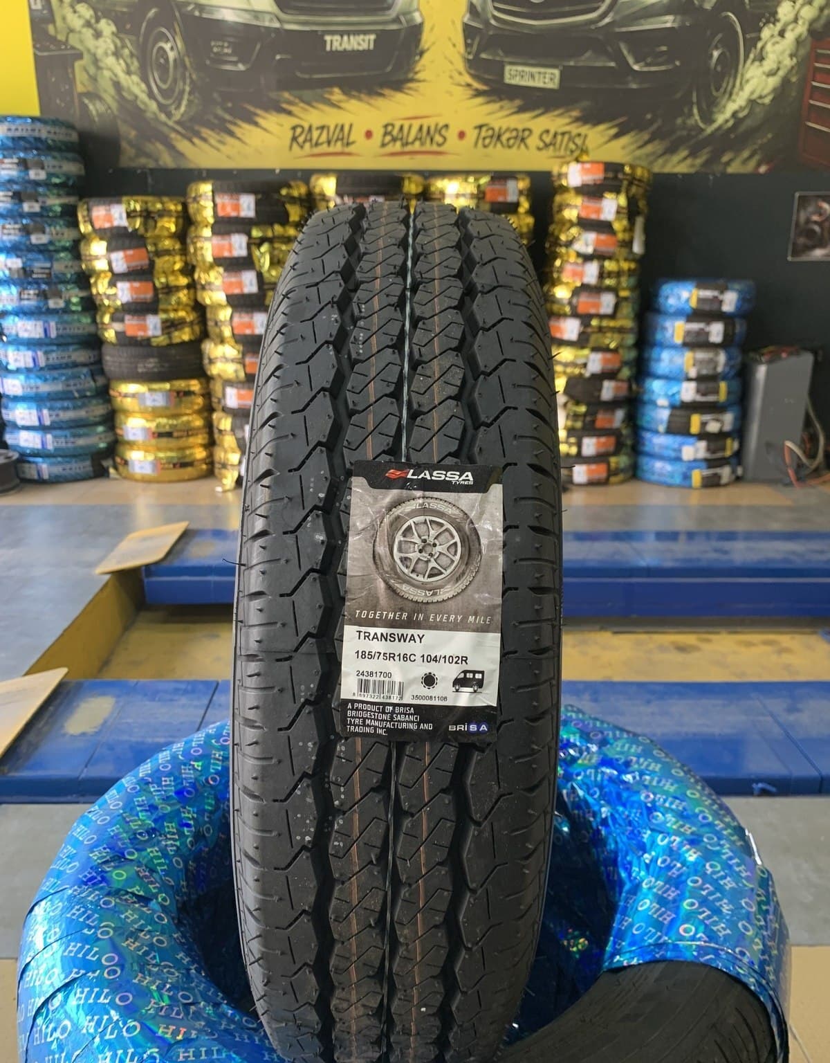 Avtomobil şini Lassa Transway 185/75R16C