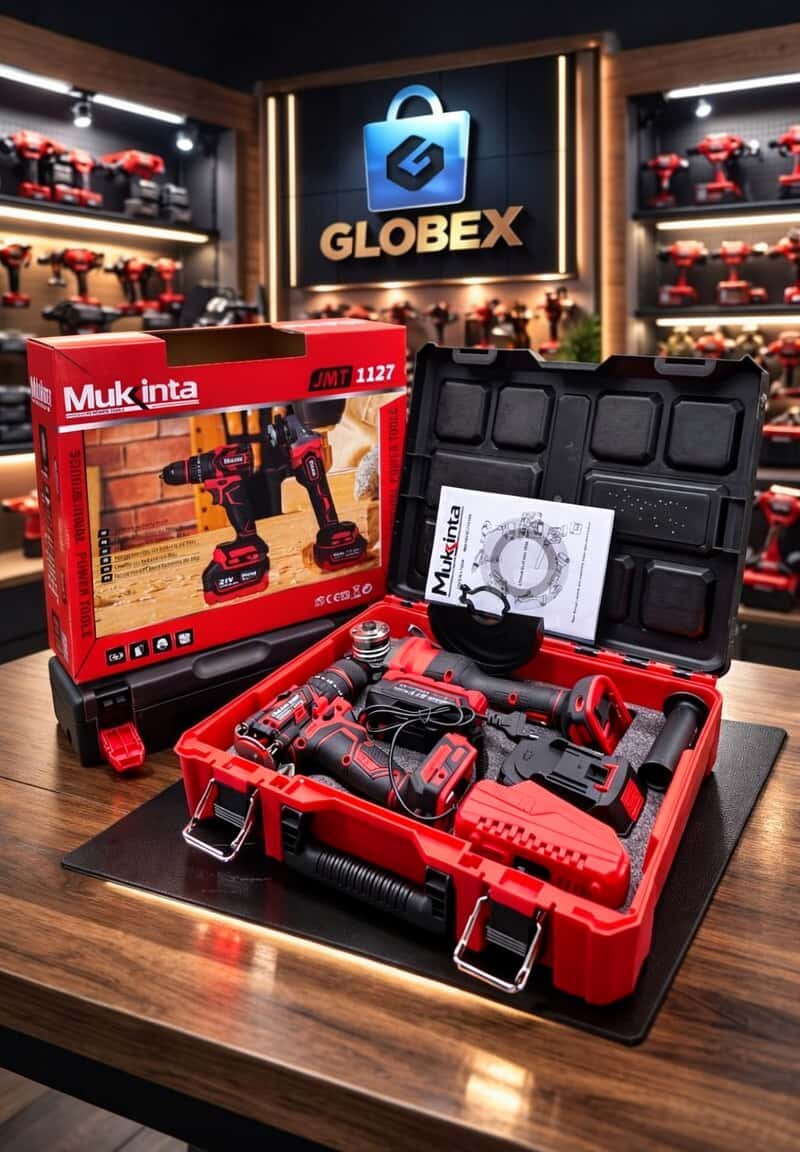 Mukinta Brushless Angle Grinder and Drill Set - Tenderyard