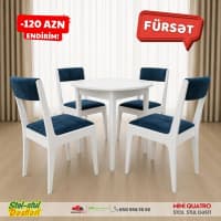 Masa-stul dəsti, Ağ rəng — şəkil 2