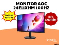 AOC 24E11XHM 24” Full HD 100Hz VA Monitor — şəkil 1
