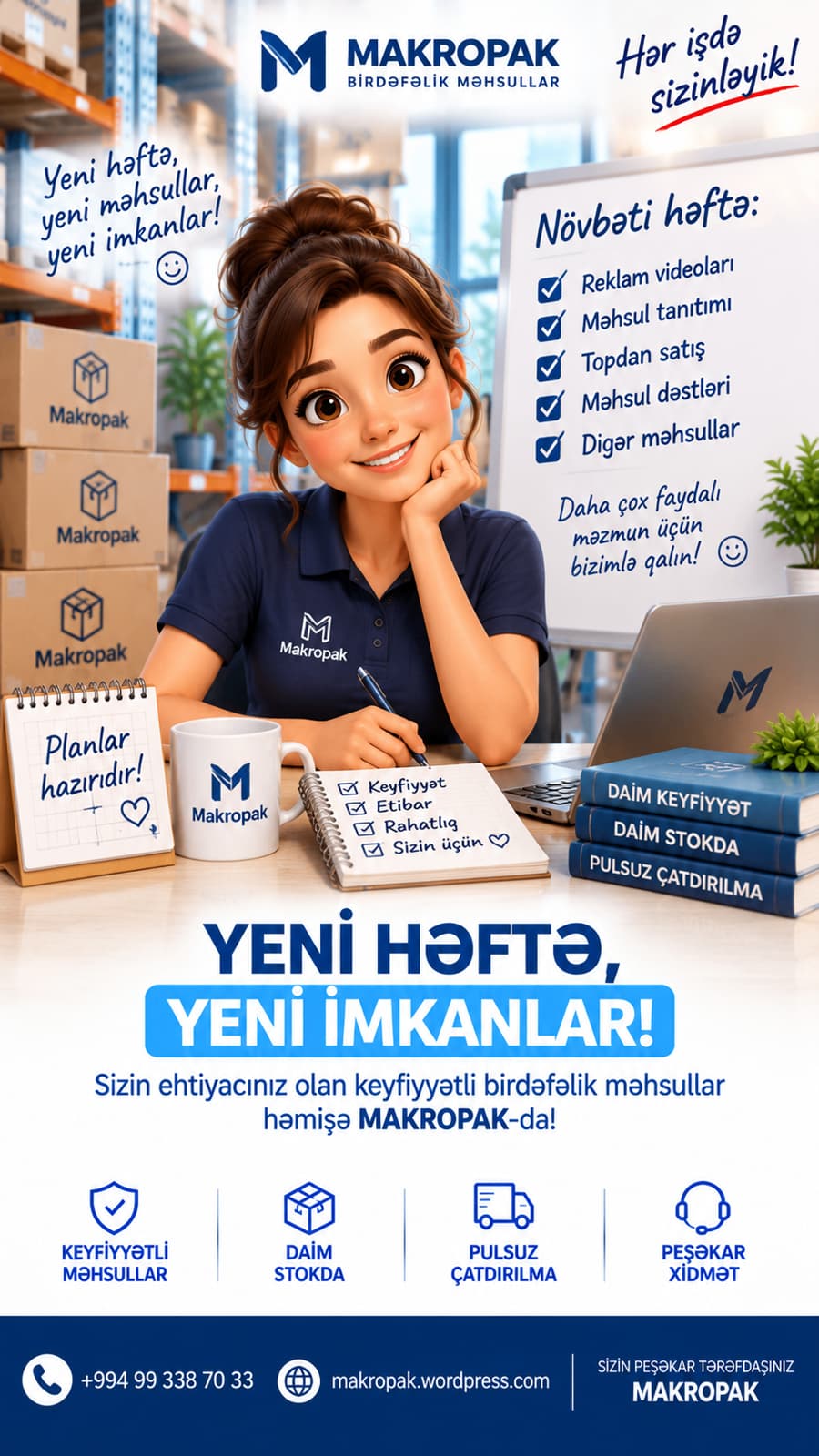 Birdəfəlik məhsullar Makropak