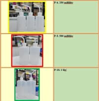 250, 500, 1000 ml plastik parfüm süzmə flakonları — şəkil 2