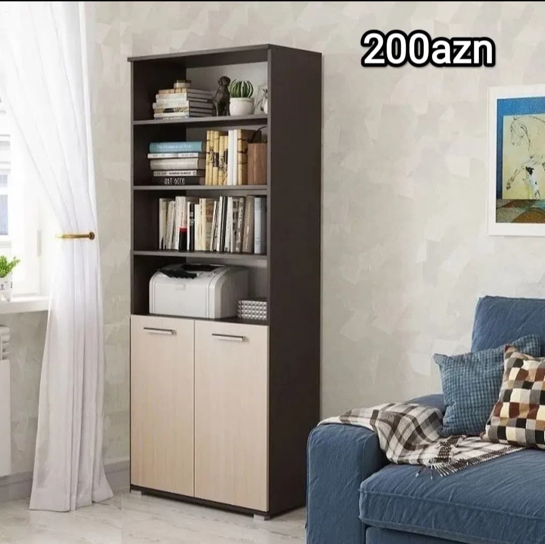 Ofis dolabı Kitab dolabı, Qarışıq rəng