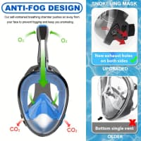 Dalğıc üçün snorkel maskası — şəkil 6