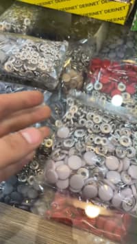 Tekstil üçün metal press düymələri — şəkil 13