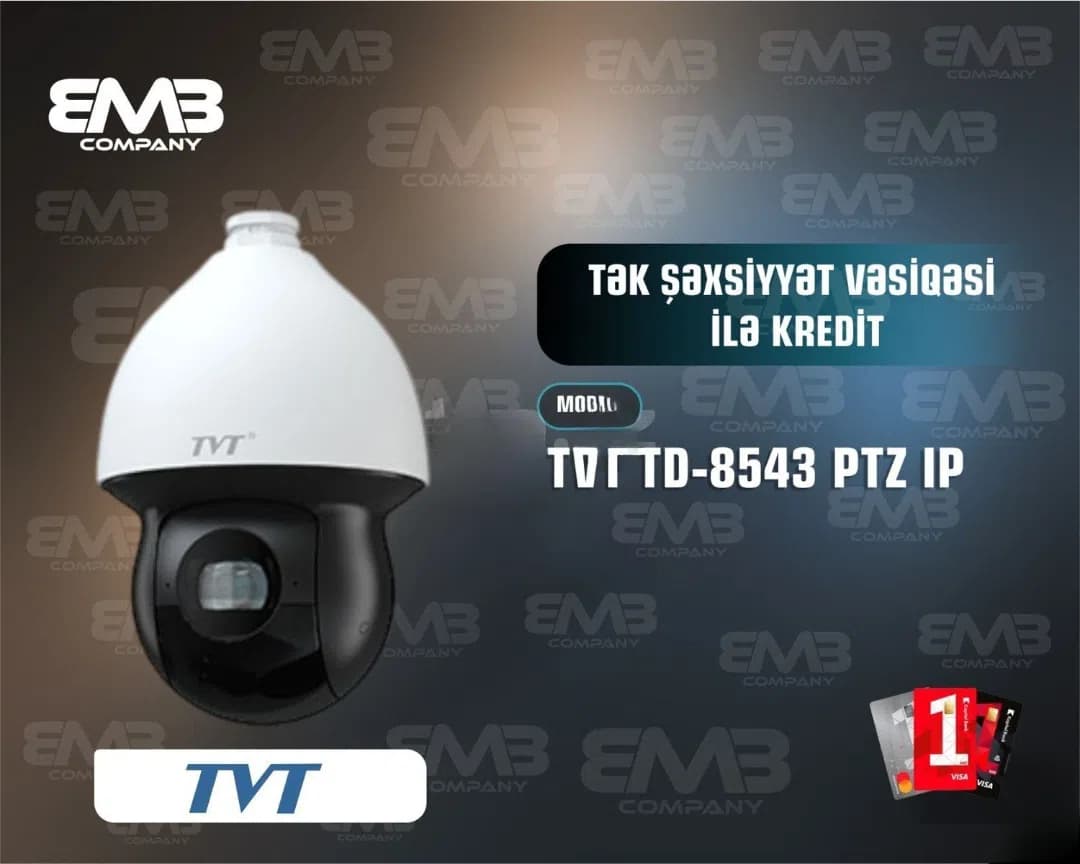 TVT TD-8543 PTZ IP Təhlükəsizlik Kamerası
