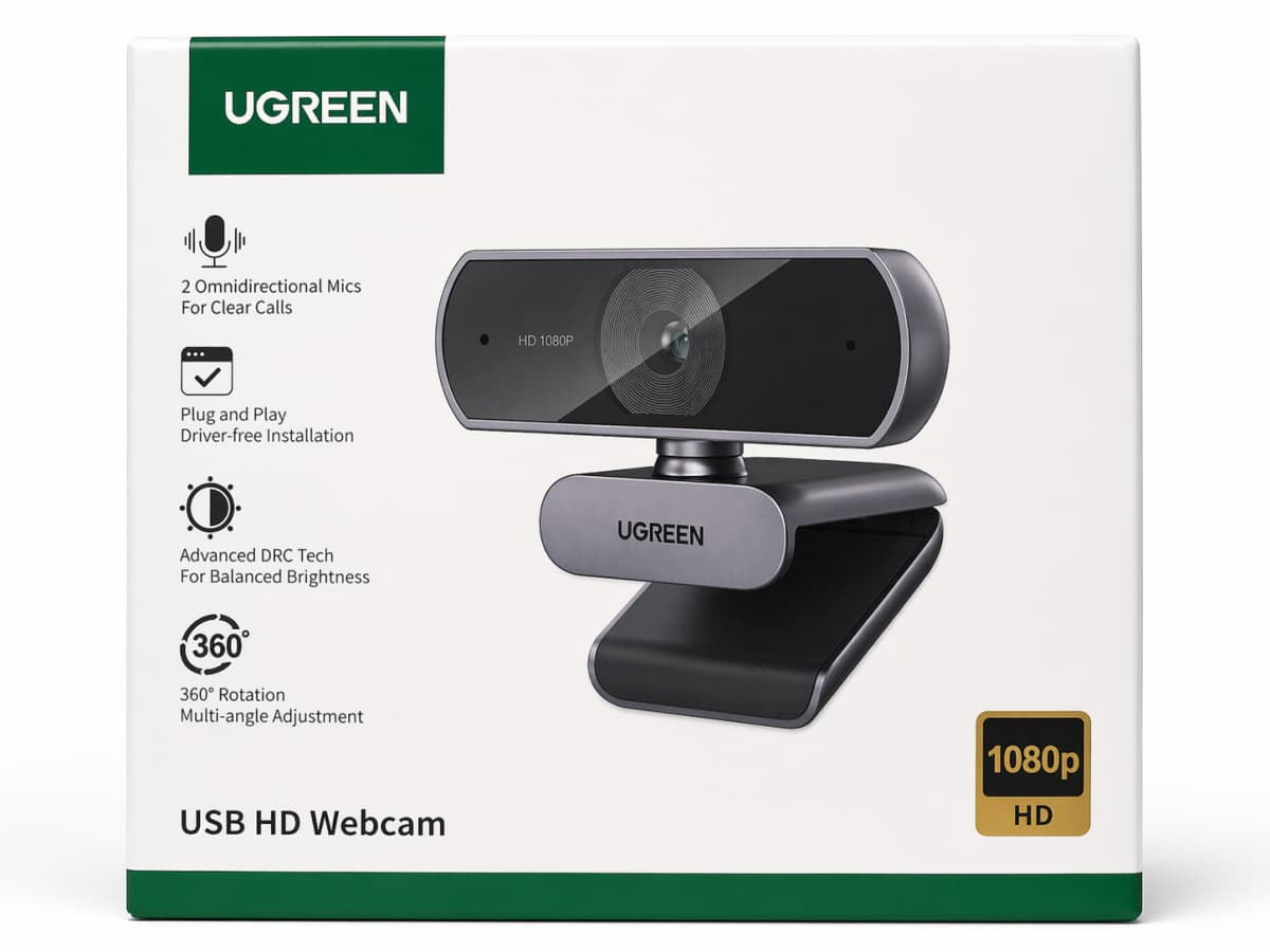 Veb-kamera UGREEN 15728 USB HD Webcam 1080P