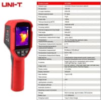 UNI-T UTI120S+ İnfraqırmızı Termal Görüntü Kamerası — şəkil 3