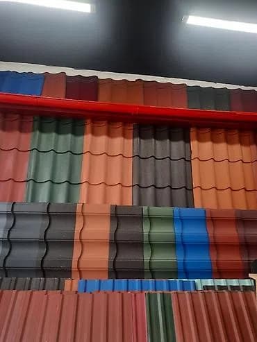 Dam örtükləri, profnastil və çerepisa