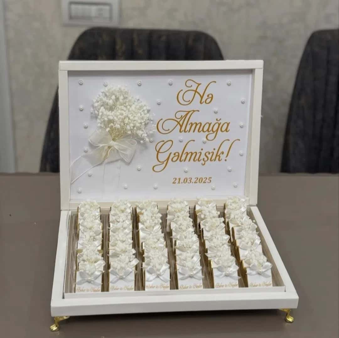 Engagement gift trays (Elçilik xonçaları) - Tenderyard