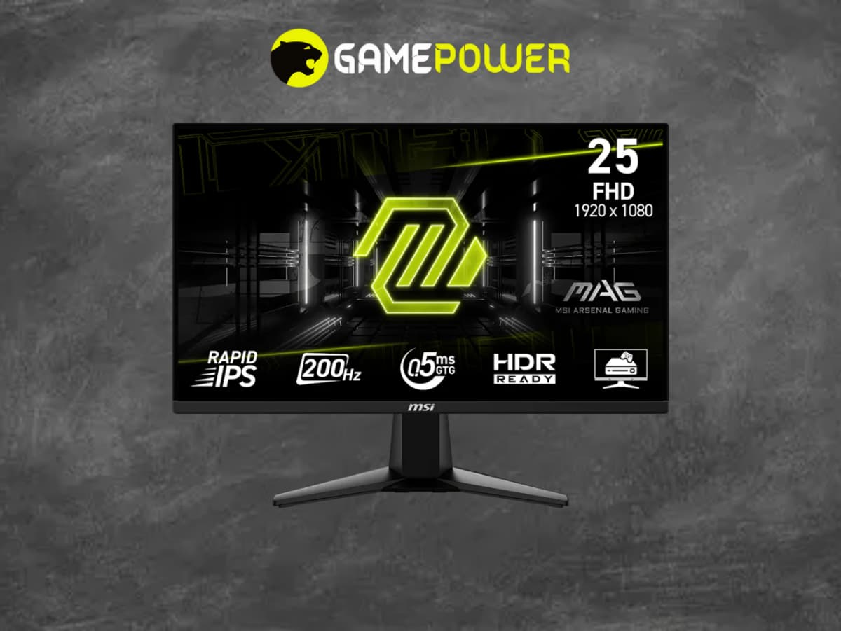 MSI MAG 255F E20, 24.5 düym, Full HD, 200Hz, 0.5ms