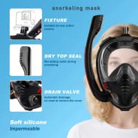 Dalğıc üçün snorkel maskası — şəkil 16