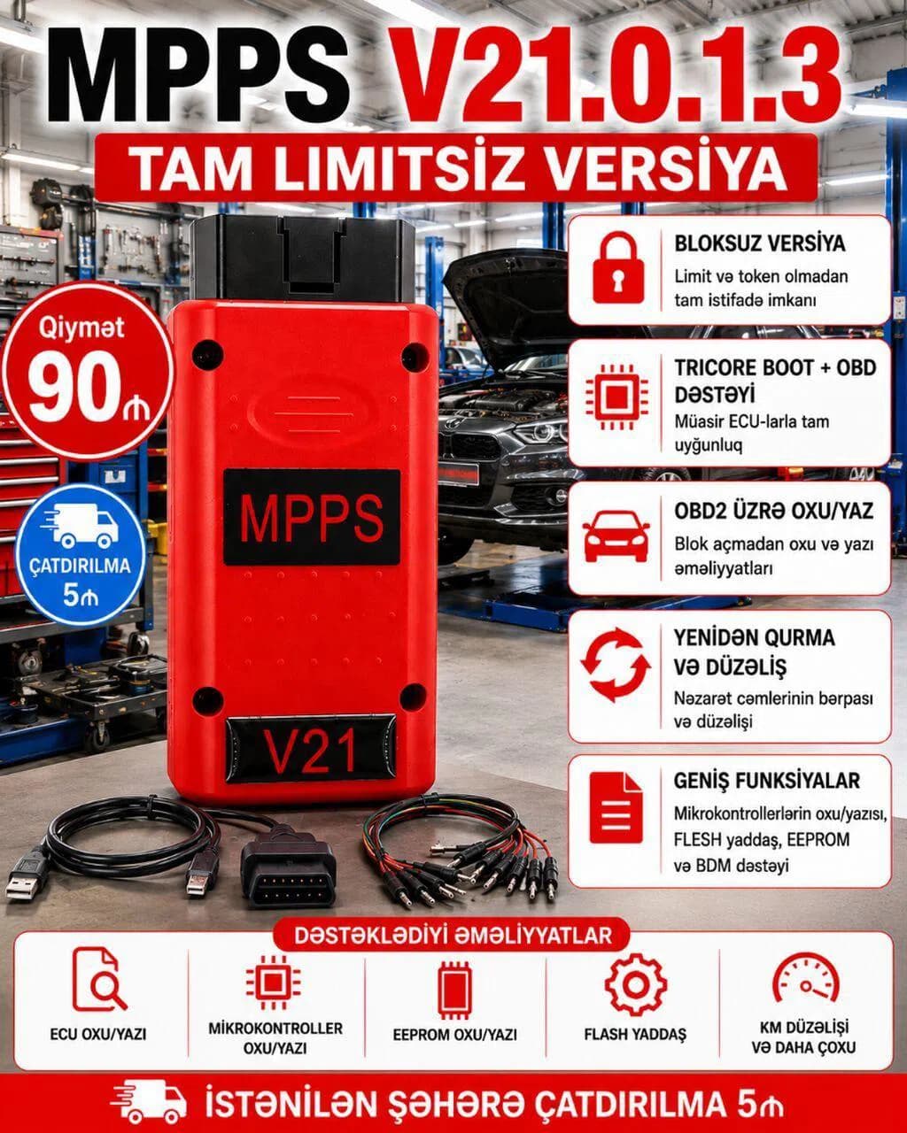 MPPS V21 limitsiz proqramlaşdırma cihazı.