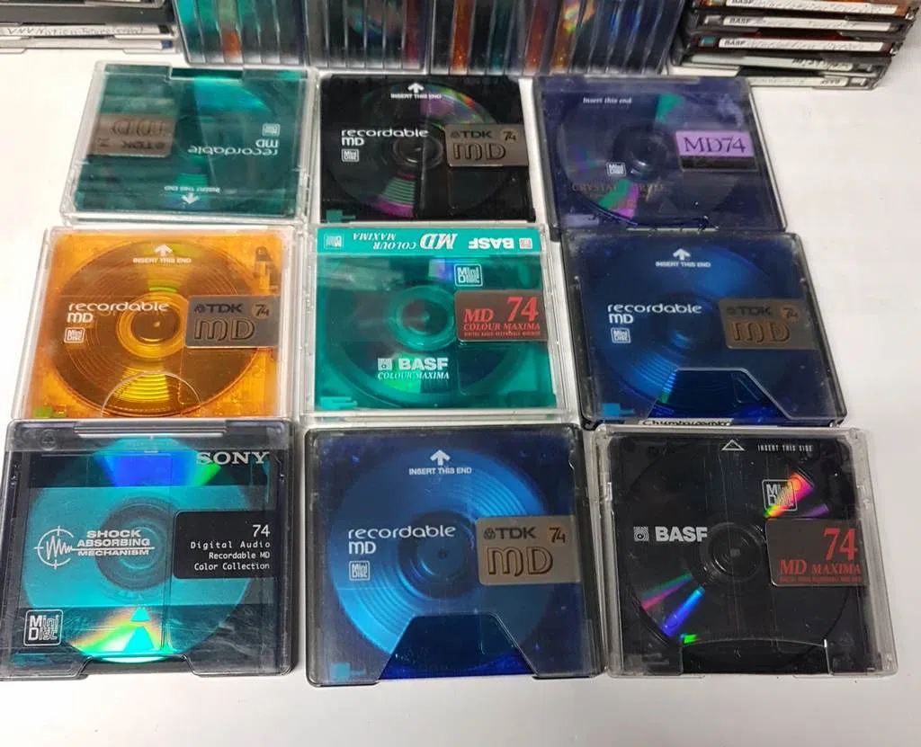 MiniDisc Sony, TDK, BASF, MD discs - Tenderyard